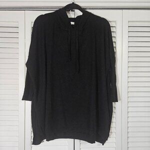 Mer Sea Womens Anywhere Hoodie Size OS One Size BlackTunic Sweater Pullover